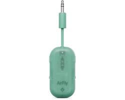 Twelve South AirFly Pro 2 – Geniet van In-Flight Entertainment met Draadloze Hoofdtelefoons – Koppel Twee Sets Draadloze Hoofdtelefoons voor Gedeeld Luisteren – Meer dan 25 Uur Batterijduur - Groen