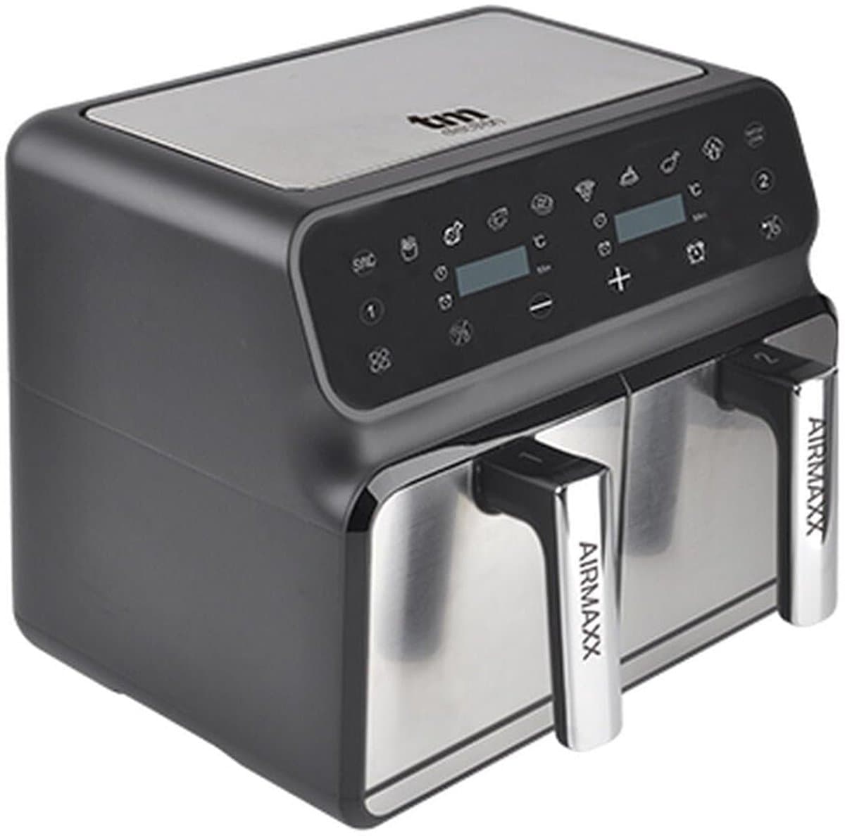 Olievrije friteuse 8 l - dubbel compartiment - touchscreen - gezonder frituren - ShopVlot — afbeelding 1