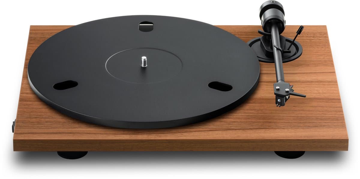 Pro-Ject E1.2 Phono Pick it MM E Platenspeler - Ingebouwde Voorversterker – Handgemaakt – Plug & Play – Walnoot — afbeelding 1