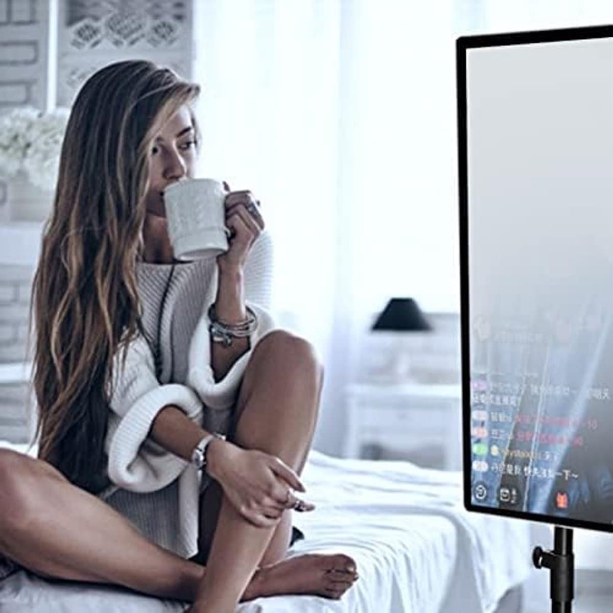 SnelShoppen - Dongle voor Draadloze Schermweergave, WiFi 1080P, Schermdeling voor Mobiele Telefoon en Televisie, 5G Dual Band, Draadloze Beamer voor F — afbeelding 1