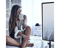 SnelShoppen - Dongle voor Draadloze Schermweergave, WiFi 1080P, Schermdeling voor Mobiele Telefoon en Televisie, 5G Dual Band, Draadloze Beamer voor F