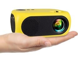 draagbare thuisbioscoopprojector voor mobiele telefoon, HDMI AV, compatibel met DVD, Firestick, laptop, pc, PS4, Xbox