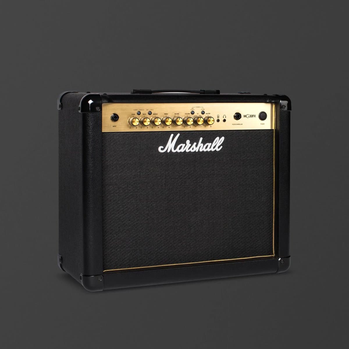 Marshall MG30GFX Black & Gold Series 30W Combo Amplifier 10" (EU) - Transistor combo versterker voor elektrische gitaar — afbeelding 1