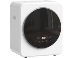 Sogiol® Mini Wasdroger - 2,5 kg - LED display - 800W - voorlader, tot 60℃ - stapelbaar/wandmontage/vrijstaand - timer - voor thuisgebruik - wit