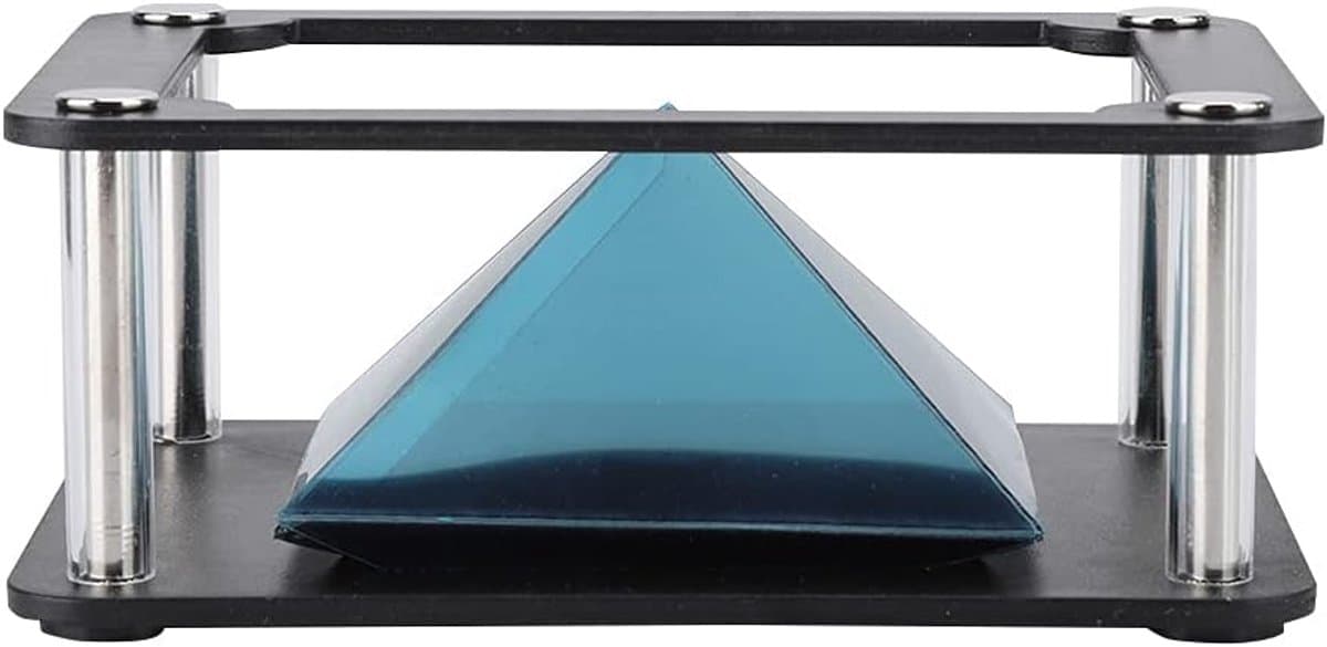 Hologramm,Hologram Projector,Hologram Driehoek,Hologram Piramide,Proyector Holograma 3D 3D Holografische Display Stands Projector 3.5-6Inch Mobiele Smartphone Hologram (Cilindrisch) — afbeelding 1