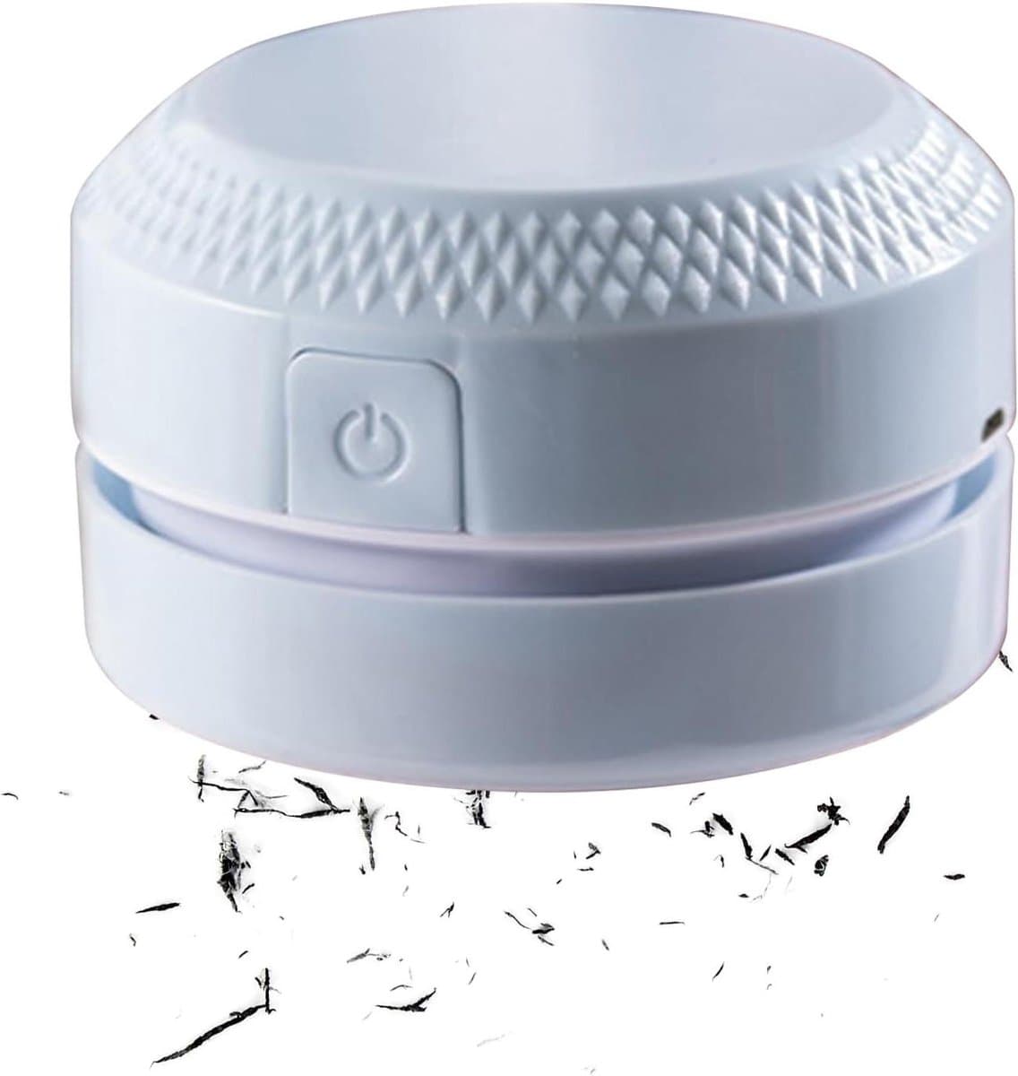 Mini Stofzuiger - Tafelreiniger Robot - Bureau Schoonmaken - Compact Ontwerp - 9 cm - Blauw — afbeelding 1