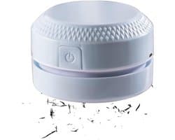 Mini Stofzuiger - Tafelreiniger Robot - Bureau Schoonmaken - Compact Ontwerp - 9 cm - Blauw