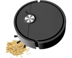 Desktop Stofzuiger Robot - Mini Kruimeldief - Bureau Schoonmaken - Slimme Navigatie - 27.5 x 26.4 cm - Zwart