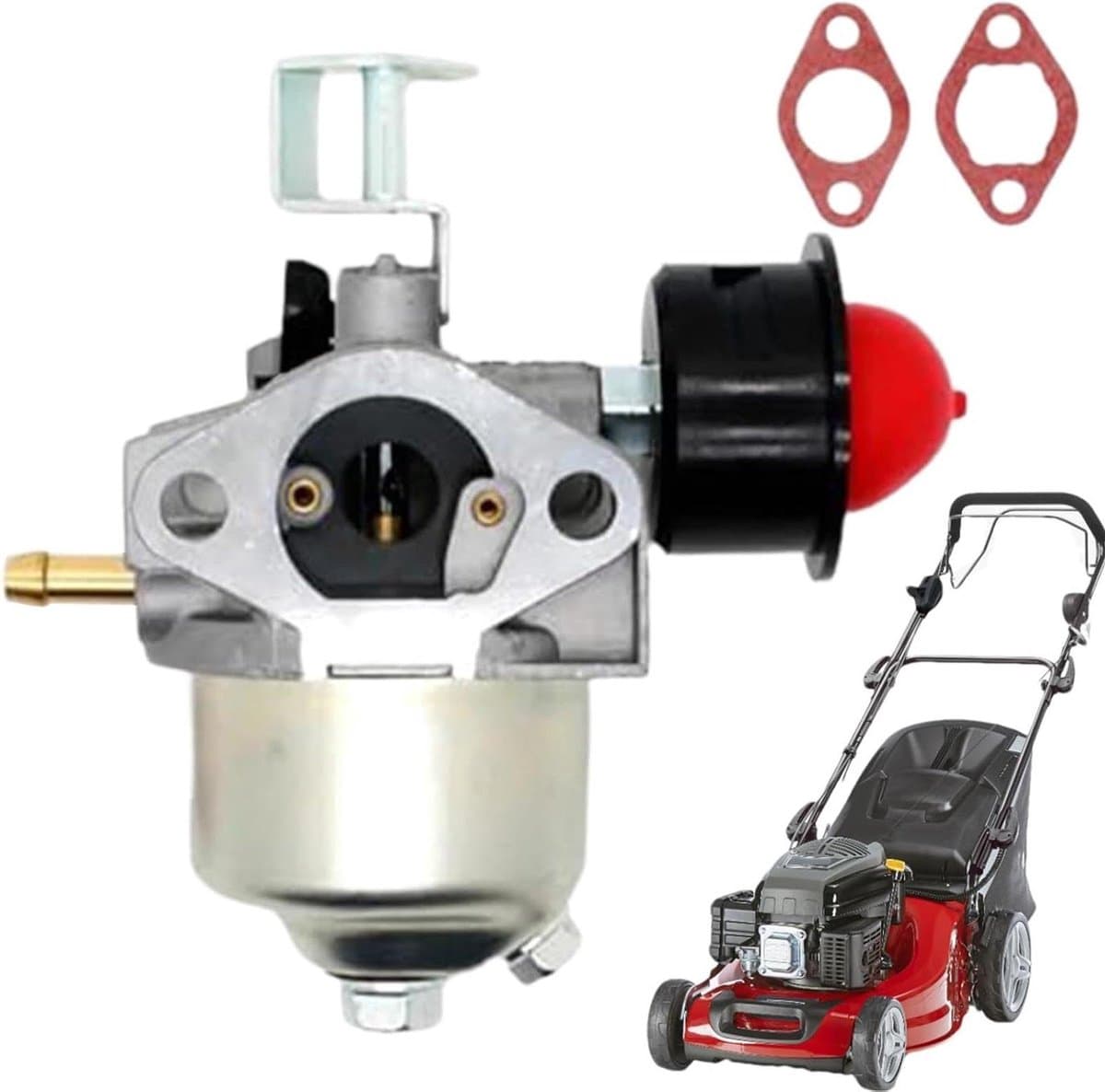 Grasmaaier Carburateur - Motor Brandstofsysteem - Gazon Onderhoud - Efficiënte Verbranding - 1P56F - Metaal — afbeelding 1