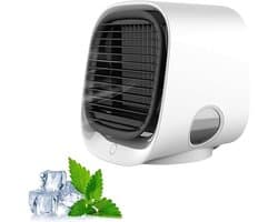 Draagbare Aircooler, koelt binnen 90 seconden, 3 windsnelheden voor thuisgebruik
