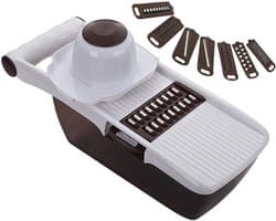 Voedsel Hakker - Snijmachine Keuken - Groenten Snijden - Handmatig Multifunctioneel - 29x12x10 cm - Wit