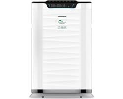 Heinner Luchtreiniger – 75 W – CADR 600 m³/u – Geschikt voor 42–72 m² – WiFi – HEPA H11-filter – PM2.5 Sensor & Display – Ionisator – 12 Uurs Timer – 5 Snelheden – Wit