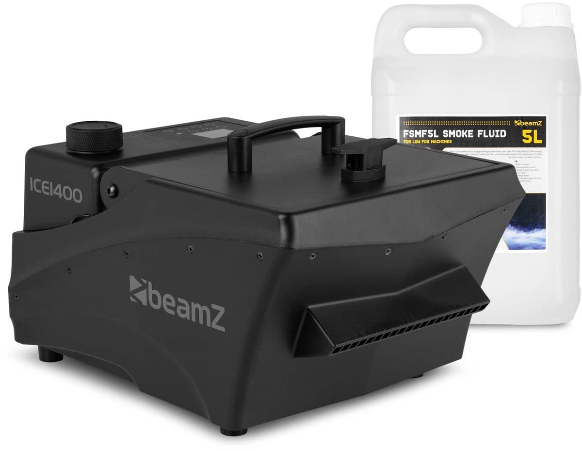 Rookmachine low fog - BeamZ ICE1400 - Met 5L vloeistof - Voor bruiloften, events en DJ’s - 1400W — afbeelding 1