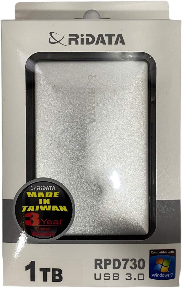 Externe harde schijf 1TB - draagbaar - USB 5Gbp/s - ideaal voor opslag - ShopVlot — afbeelding 1