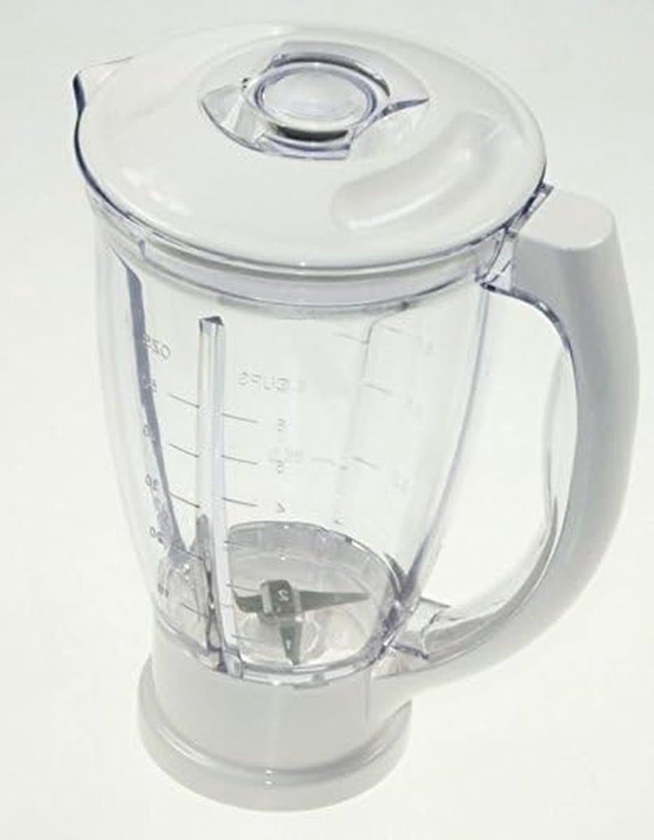 Mengbeker Keukenmachine - Reserve kom - Mengen van ingrediënten - Compleet wit ontwerp - 29 x 20 x 185 cm — afbeelding 1