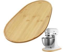 Mixer Slider Mat - Keukenmachine Onderlegger - Keuken Organiseren - Schokabsorberend Hout - 387 cm - Niet gespecificeerd