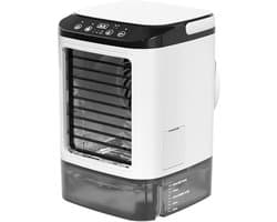 Luchtkoeler Ventilator - Mini Airco - Persoonlijke Koeling - Met Sprayfunctie - 900ml Tank - Wit