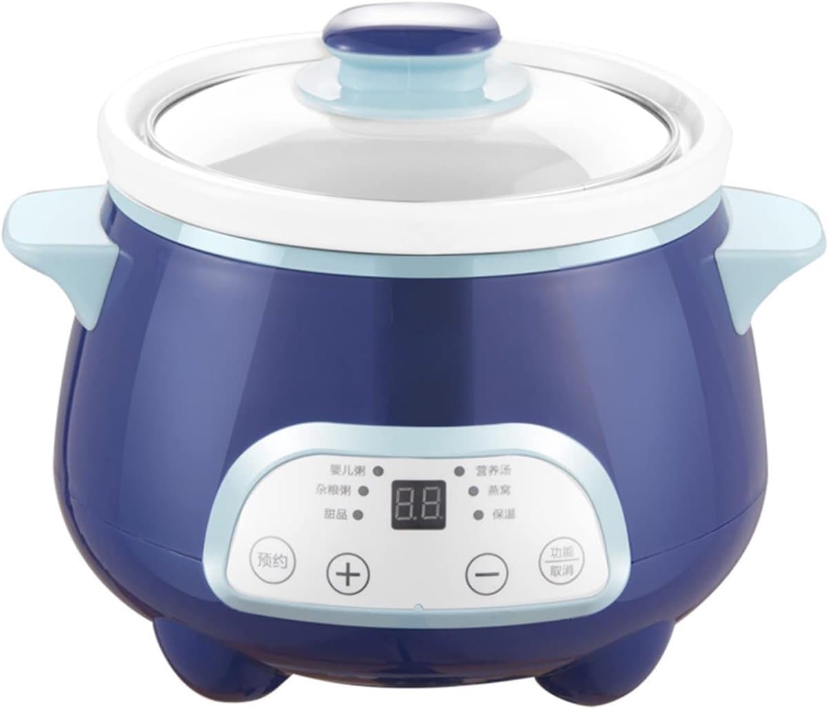 Elektrische Stoofpot - Multicooker Timer - Gezond Koken - 6 Slimme Programma's - 1.2 Liter - Multicolor — afbeelding 1