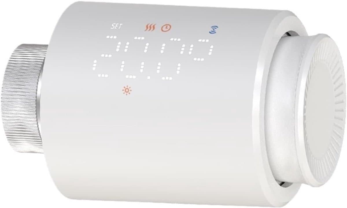 Radiatorkraan Thermostaat - Slimme Kraan TRV - Energie Besparen - Lange Batterijduur - M30*15mm - Wit — afbeelding 1