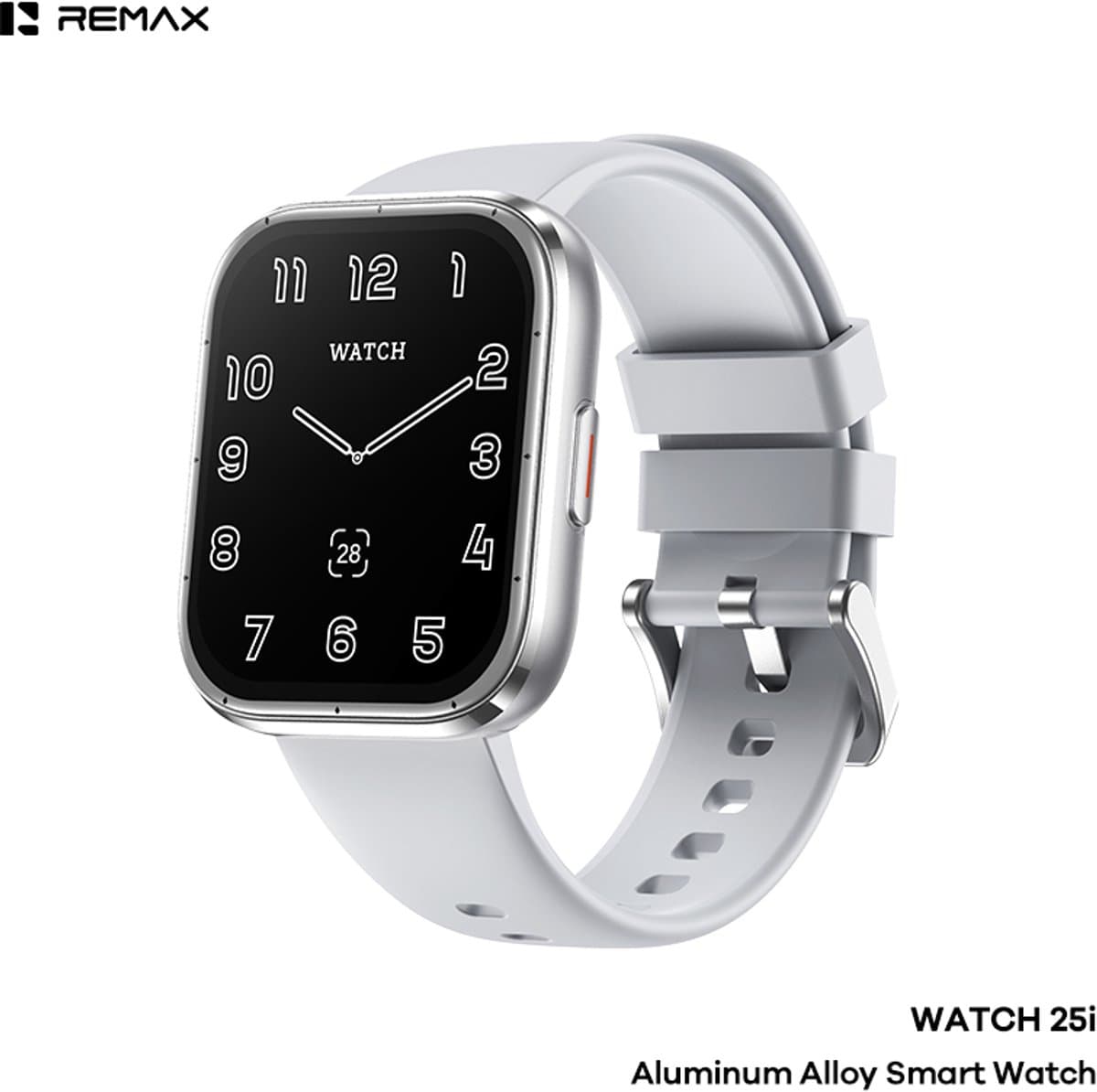 Remax WATCH25i - Smartwatch - Aluminium behuizing - Wit — afbeelding 1