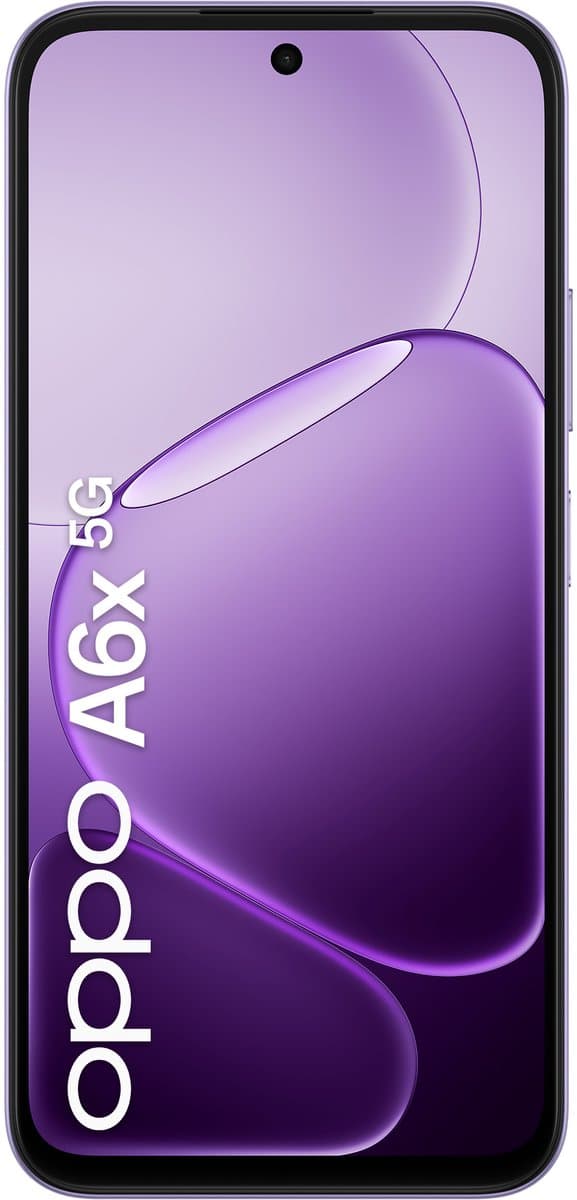 OPPO A6x 5G 17,1 cm (6.75") Dual SIM Android 15 USB Type-C 6 GB 256 GB 6100 mAh Violet — afbeelding 1