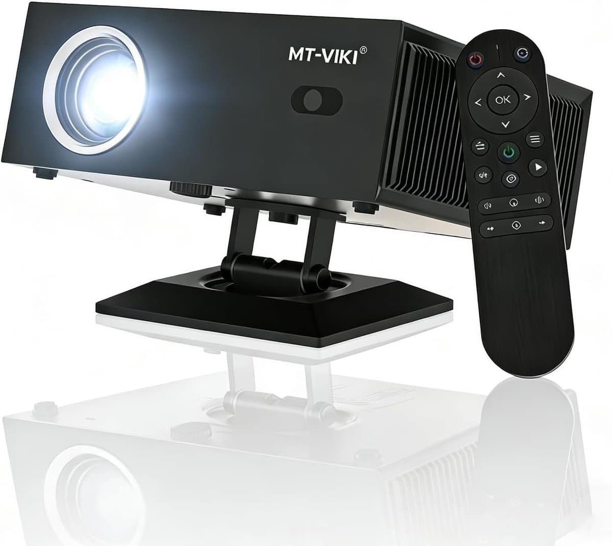 4K Projector - Wit - 18000 Lumen Helderheid - Autofocus en Auto Trapeziumcorrectie - Voor Thuisbioscoop — afbeelding 1