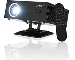 4K Projector - Wit - 18000 Lumen Helderheid - Autofocus en Auto Trapeziumcorrectie - Voor Thuisbioscoop