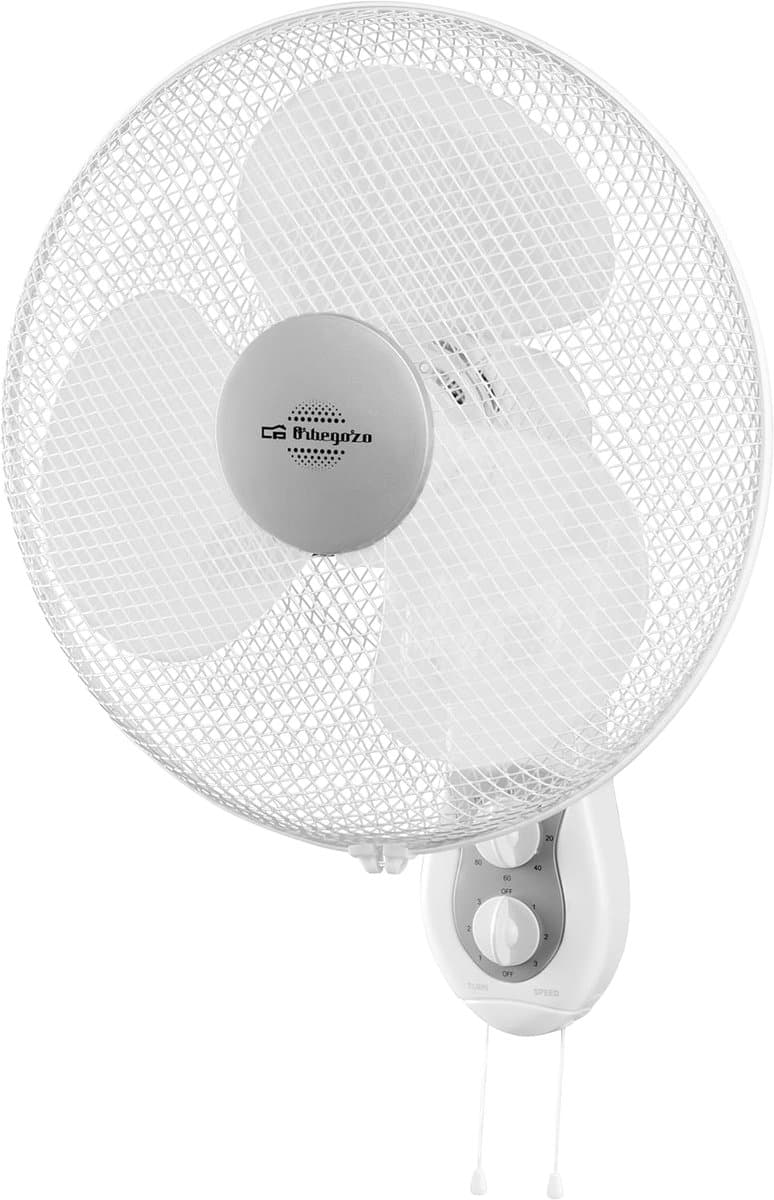 Plafondventilator - Wandventilator - 40 cm bladen - 3 snelheden - timer - draaibare kop — afbeelding 1
