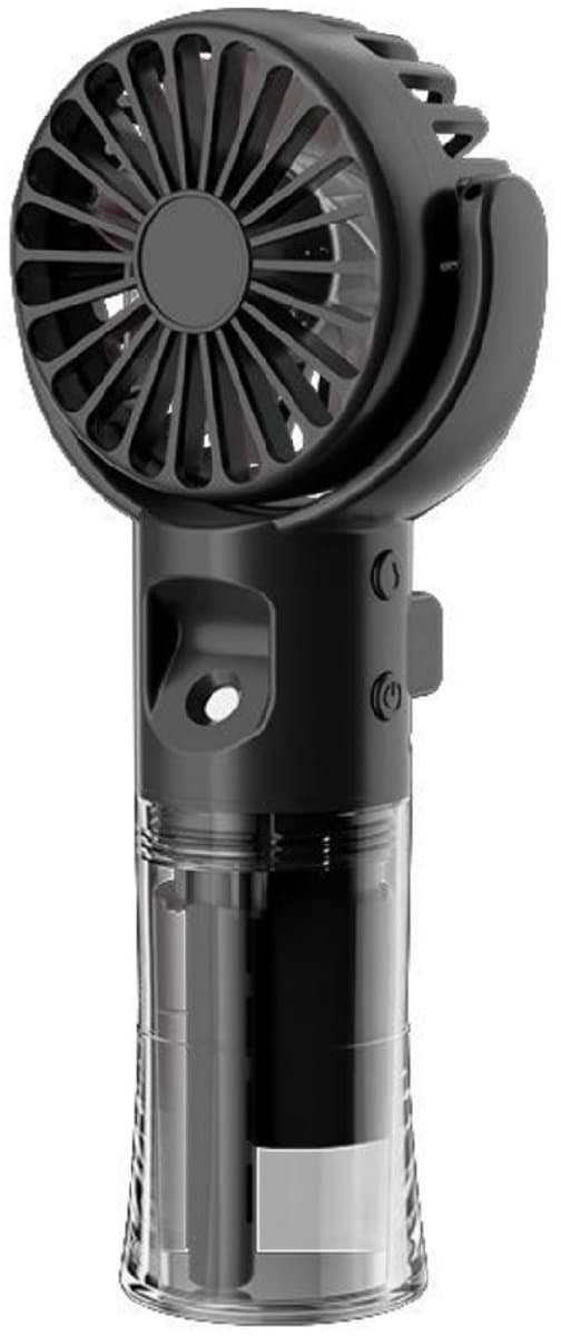 GELLDG Draagbare Ventilator met Verstuiver - 4 Snelheden USB Oplaadbaar - Geschikt voor Buiten, Kantoor en Kamperen - Kunststof - 16x7x4cm — afbeelding 1
