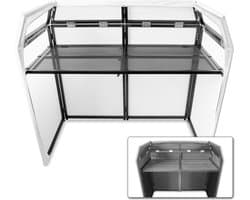 Vonyx DB3 DJ Booth Met zwarte/witte lycra doeken