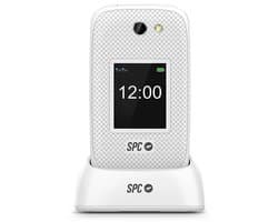 Mobile telephone for older adults SPC 2337B White 128 GB 2,8"
