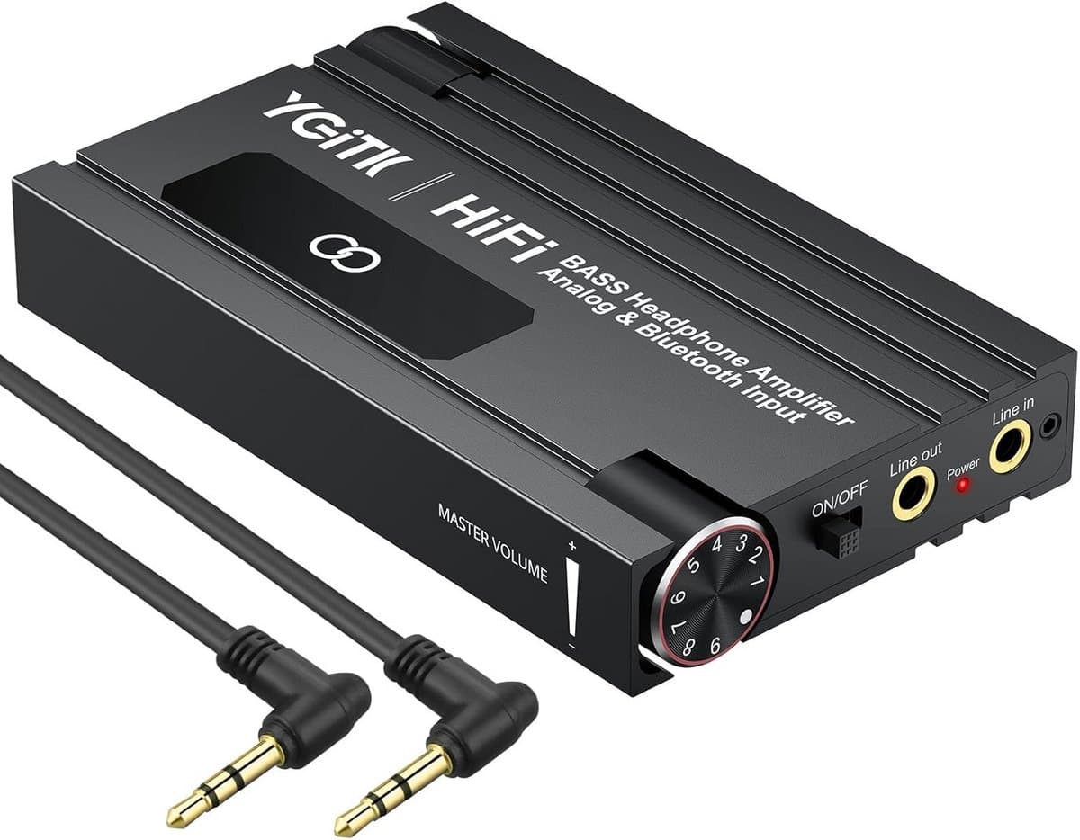 Draagbare Hoofdtelefoonversterker met Krachtige Bass voor MP3, Telefoon en PC — afbeelding 1