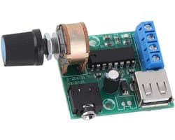 Krachtige USB Audio Versterker Module 5W - DC 2V-6V Tweekanaals Klasse D Versterker voor Speaker