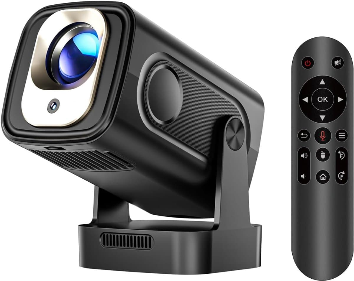 DYNA® Mini beamers - Projector - Mini beamer - Zwart - 18cm x 16cm x 7cm — afbeelding 1