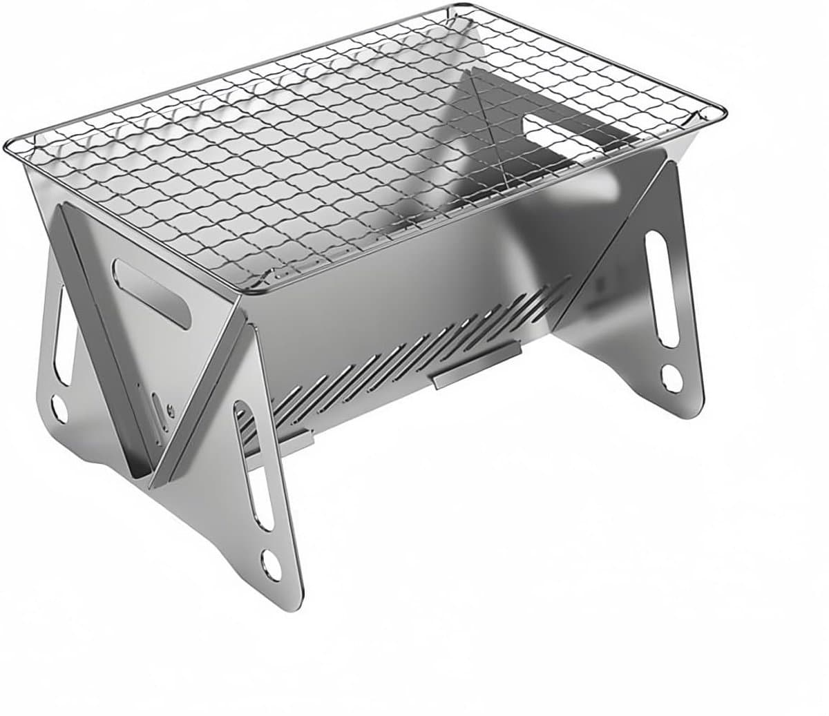 Opvouwbare BBQ - barbecue houtskool - Houtskoolbarbecues - Camping barbecues- Barbeque - Voor 1-2 Personen - Camping Picknick Outd — afbeelding 1