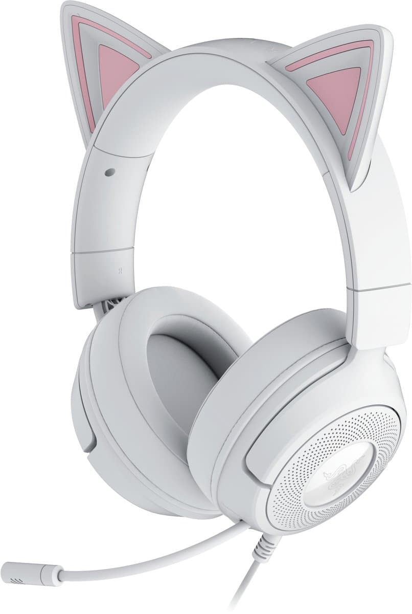 Razer Kraken Kitty V3 X - Gaming Headset - 7.1 Surround - 3.5mm - Wit — afbeelding 1