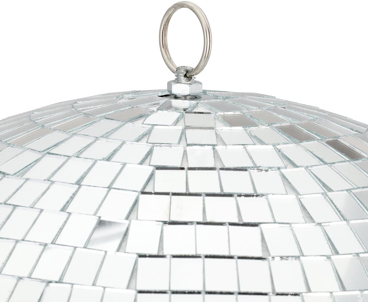 discobal - Ø 40 cm - met ophangooje - zilver — afbeelding 1