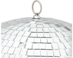 discobal - Ø 40 cm - met ophangooje - zilver
