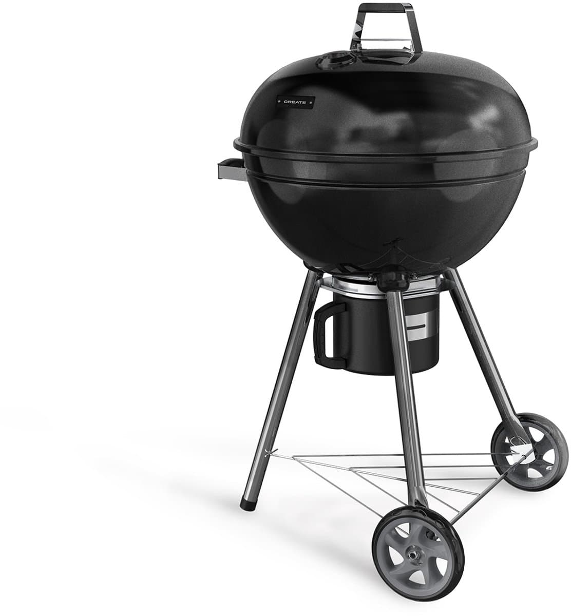 CREATE - Houtskoolrokerbarbecue met gloeiende kooltjes - BBQ SMOKEY KETTLE — afbeelding 1