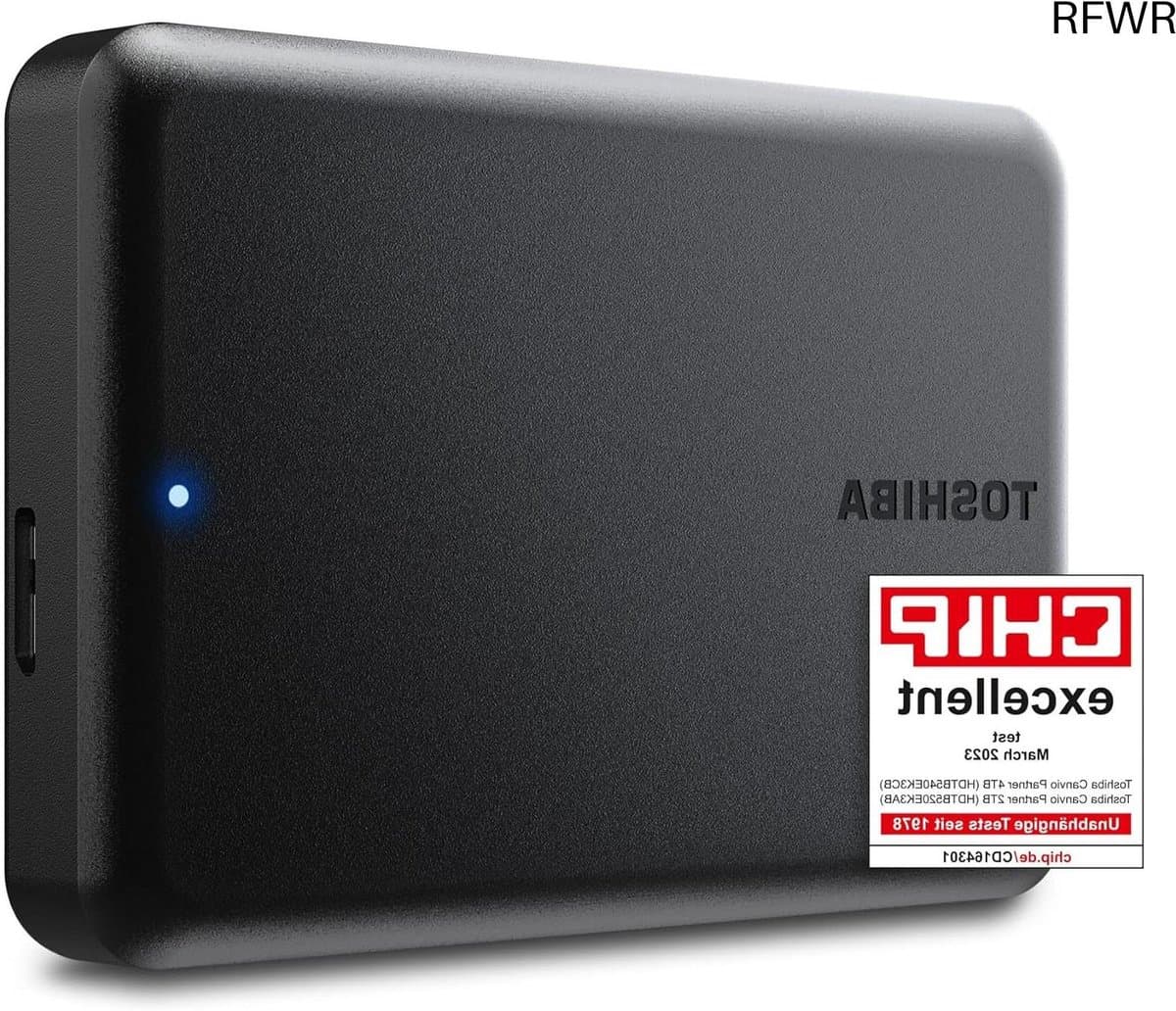 RFWR® 4TB Draagbare Externe HDD - 2,5 Inch, USB 3.2 Gen 1, Compatibel met Mac en Windows — afbeelding 1
