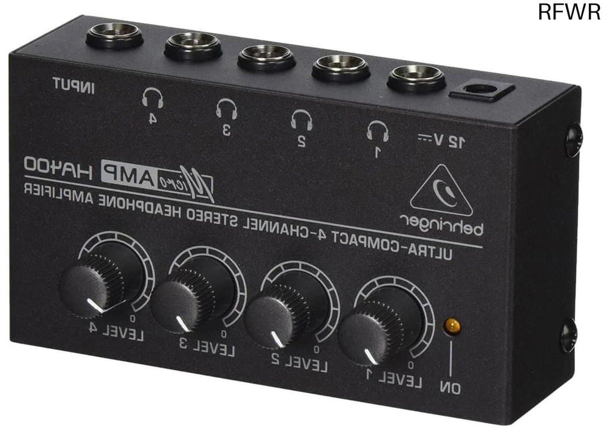 RFWR® Ultra-compacte 4-kanaals hoofdtelefoonversterker voor studio en podium — afbeelding 1