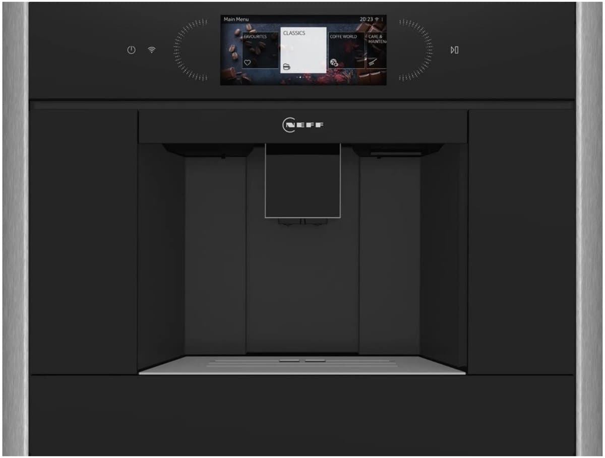 zwarte ingebouwde 19bar espresso koffierobot - neff - CL4TT11N0 — afbeelding 1