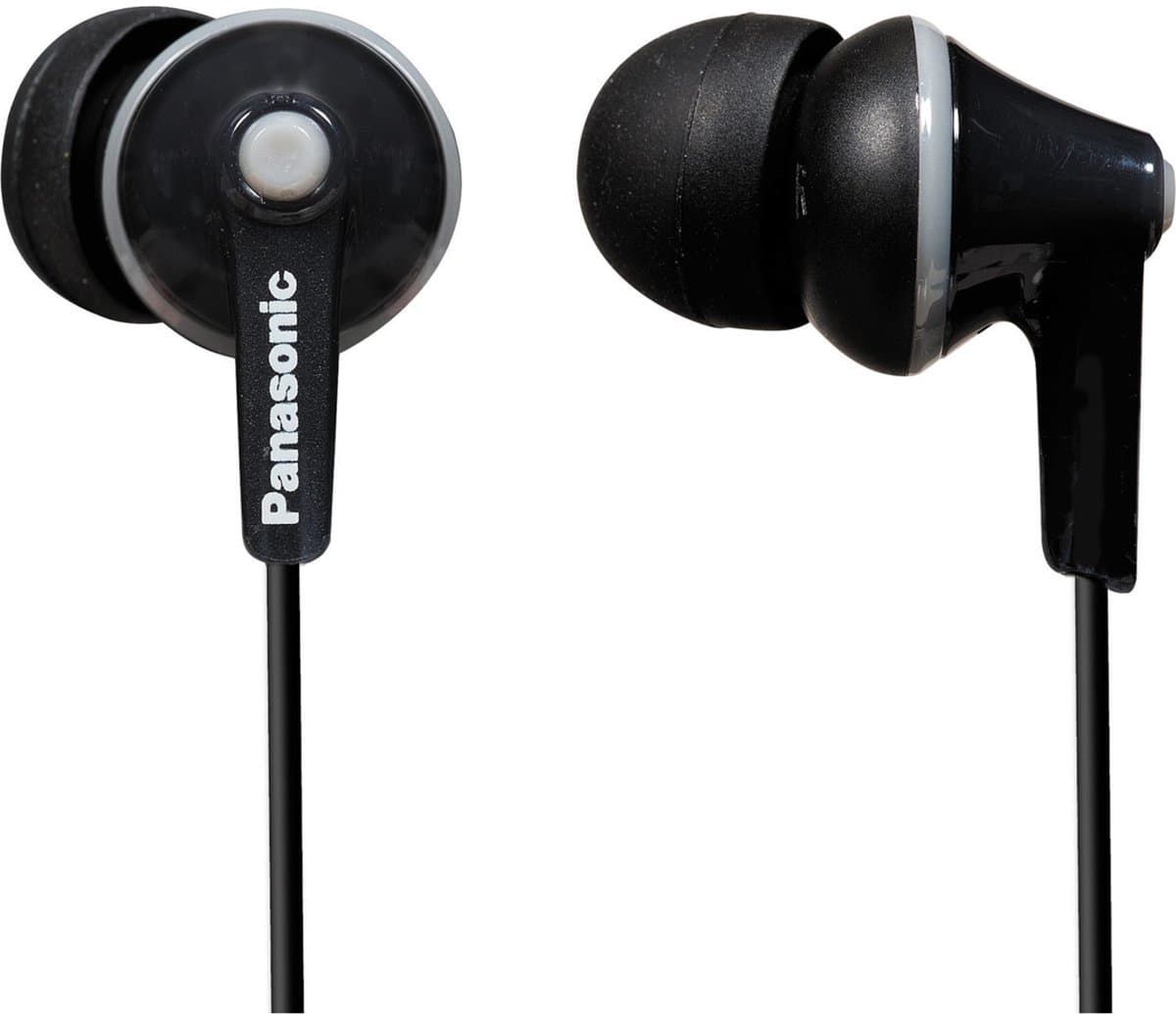Panasonic RP HJE125E-K - Ergofit - headphones - in-ear - black — afbeelding 1