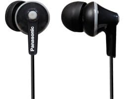 Panasonic RP HJE125E-K - Ergofit - headphones - in-ear - black