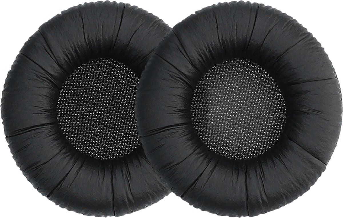 kwmobile 2x oorkussens geschikt voor Sennheiser PX200 / PX100 - Earpads voor koptelefoon in zwart — afbeelding 1