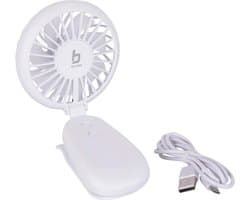 Bo-Camp - Ventilator met klem - Mini - Oplaadbaar