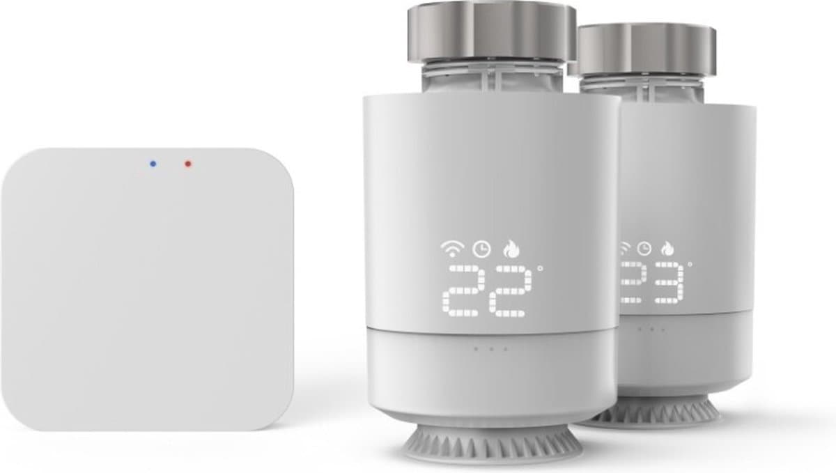 Hama Verwarmingsregeling Wifi 2x Slimme Radiatorthermostaat + Basis — afbeelding 1