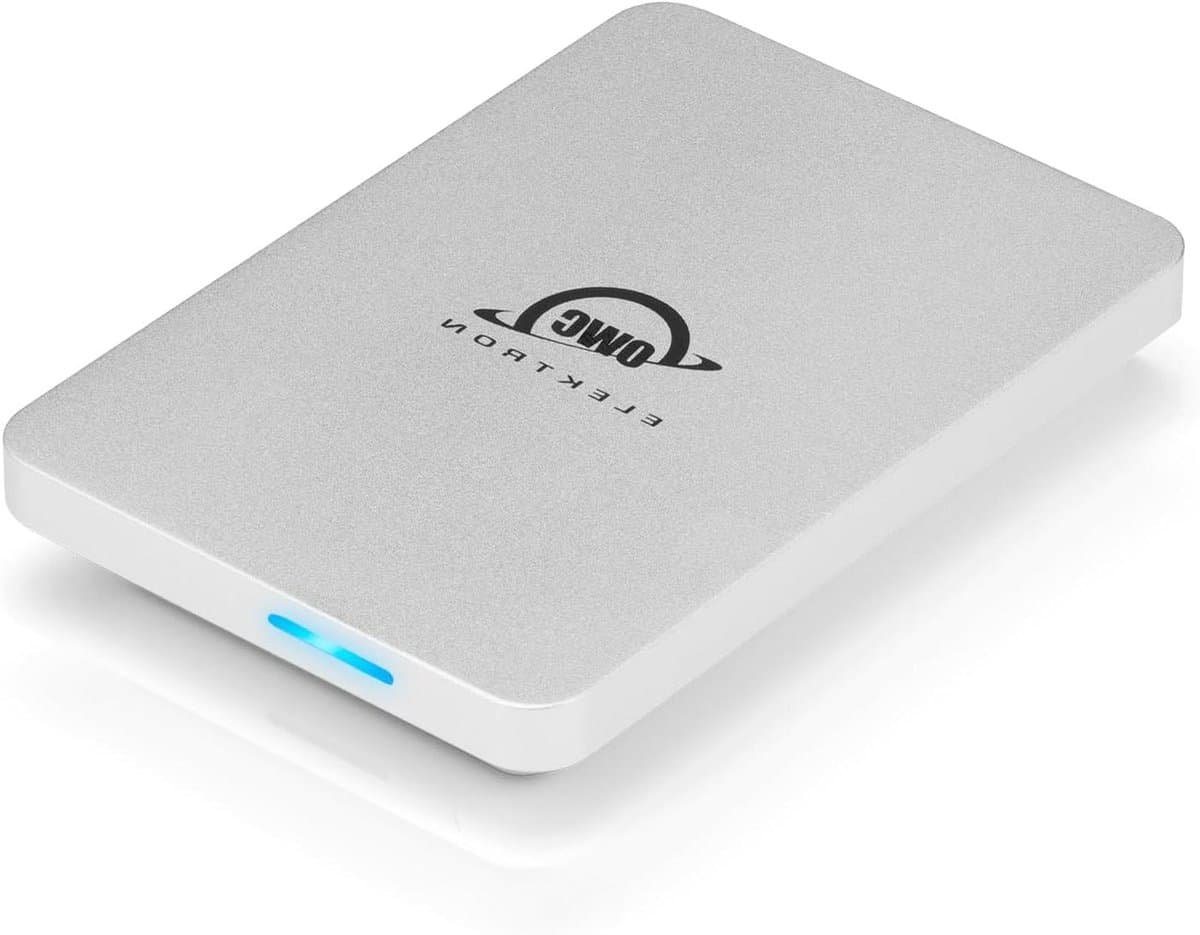 Externe SSD - Draagbare Opslag - Bestanden Opslaan - Hoge Snelheid NVMe - 2 TB - Zilver — afbeelding 1