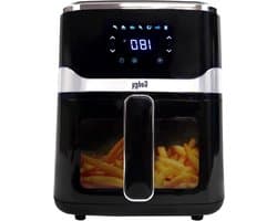 Heteluchtfriteuse met Zichtraam 5L - XXL Airfryer 1400W - Digitale Touchscreen