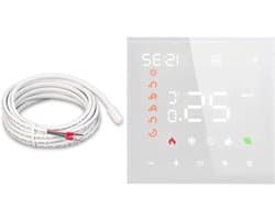 Slimme Thermostaat - Verwarming Regelaar - Energie Besparen - App en Spraakbesturing - 16 A - Wit